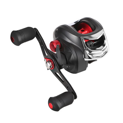 Baitcasting Fishing Reel 17.5lbs Max Drag Baitcasters 17+1 BB 7.1:1 Gear Ratio Baitcast Fish Reel High Speed Long Cast Distance - Carbone's Marketplace