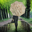 Bamboo umbrella in browns - Carbone's Marketplace