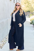 Basic Bae Full Size Open Front Long Sleeve Cover Up - Carbone's Marketplace