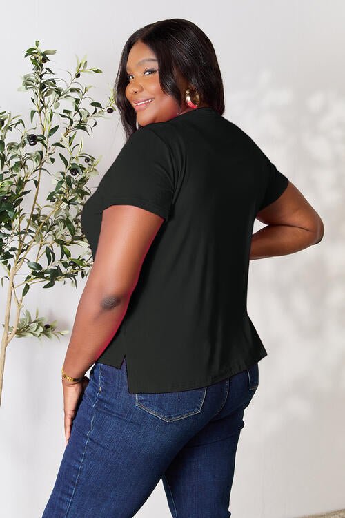 Basic Bae Full Size Round Neck Short Sleeve T-Shirt - Carbone's Marketplace