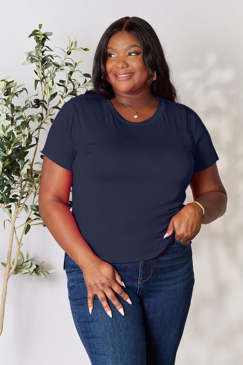 Basic Bae Full Size Round Neck Short Sleeve T-Shirt - Carbone's Marketplace