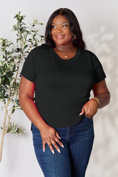 Basic Bae Full Size Round Neck Short Sleeve T-Shirt - Carbone's Marketplace