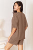 Basic Bae Full Size Soft Rayon Half Sleeve Top and Shorts Set - Carbone's Marketplace