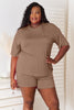 Basic Bae Full Size Soft Rayon Half Sleeve Top and Shorts Set - Carbone's Marketplace