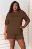 Basic Bae Full Size Soft Rayon Half Sleeve Top and Shorts Set - Carbone's Marketplace