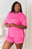 Basic Bae Full Size Soft Rayon Half Sleeve Top and Shorts Set - Carbone's Marketplace