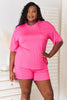 Basic Bae Full Size Soft Rayon Half Sleeve Top and Shorts Set - Carbone's Marketplace