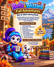 Bella and Blizzard Fall Adventures Teen and Adult Coloring Book back cover