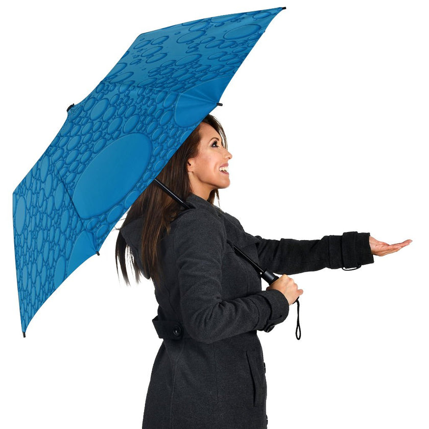 Blue Raindrops Umbrella - Carbone's Marketplace