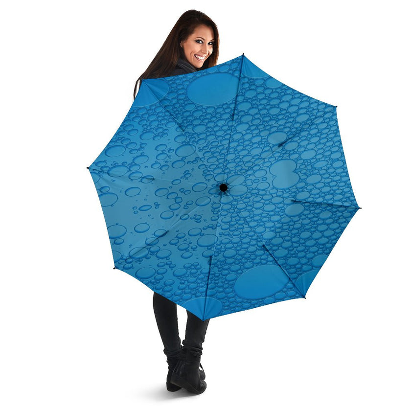 Blue Raindrops Umbrella - Carbone's Marketplace
