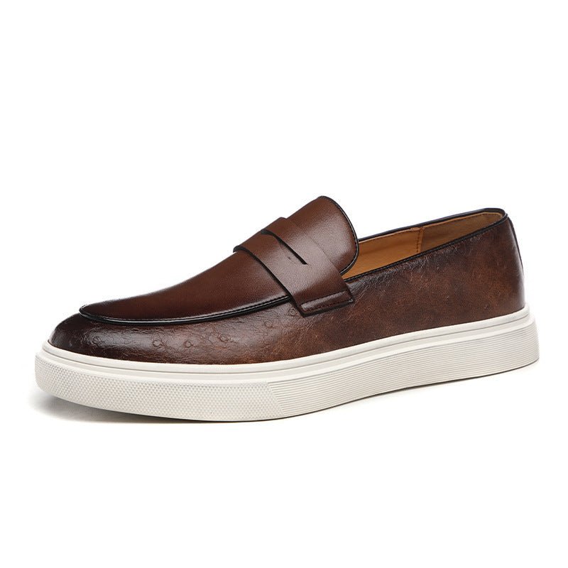Breathable British Style Loafers Men - Carbone's Marketplace