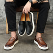 Breathable British Style Loafers Men - Carbone's Marketplace