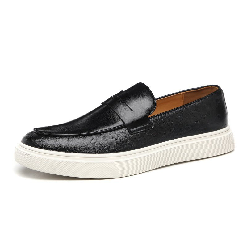Breathable British Style Loafers Men - Carbone's Marketplace