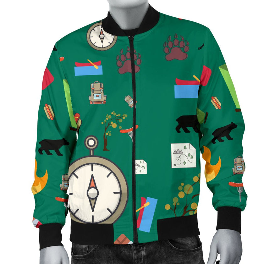 Camping Essential Men's Bomber Jacket - Carbone's Marketplace