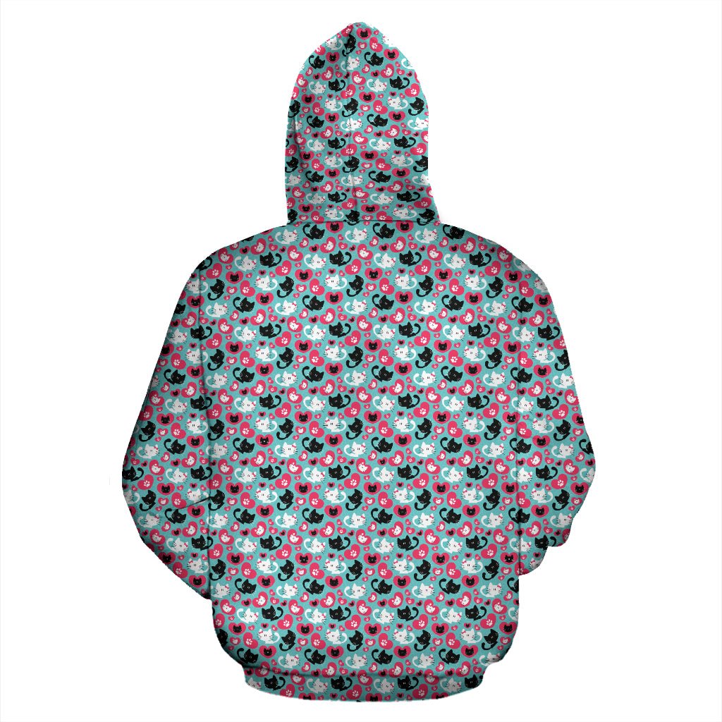Cats & Hearts Hoodies - Carbone's Marketplace
