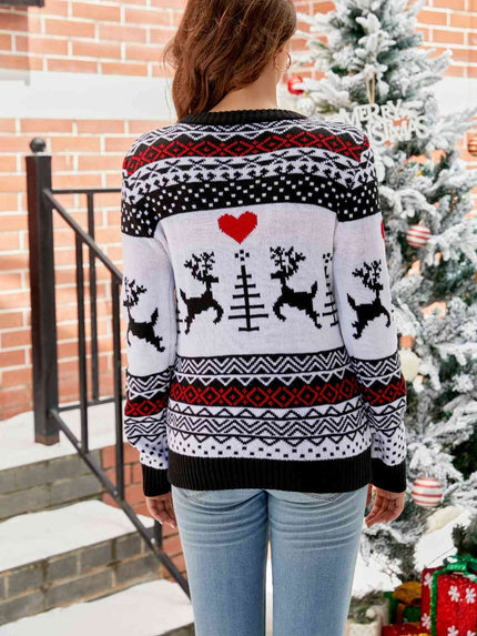 Christmas Round Neck Sweater - Carbone's Marketplace