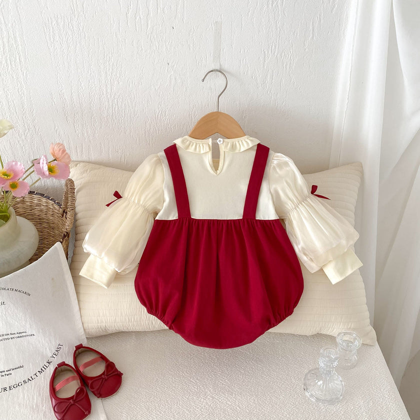 Clothes For Babies Spring And Autumn Clothing Baby Girl Princess Jumpsuit - Carbone's Marketplace
