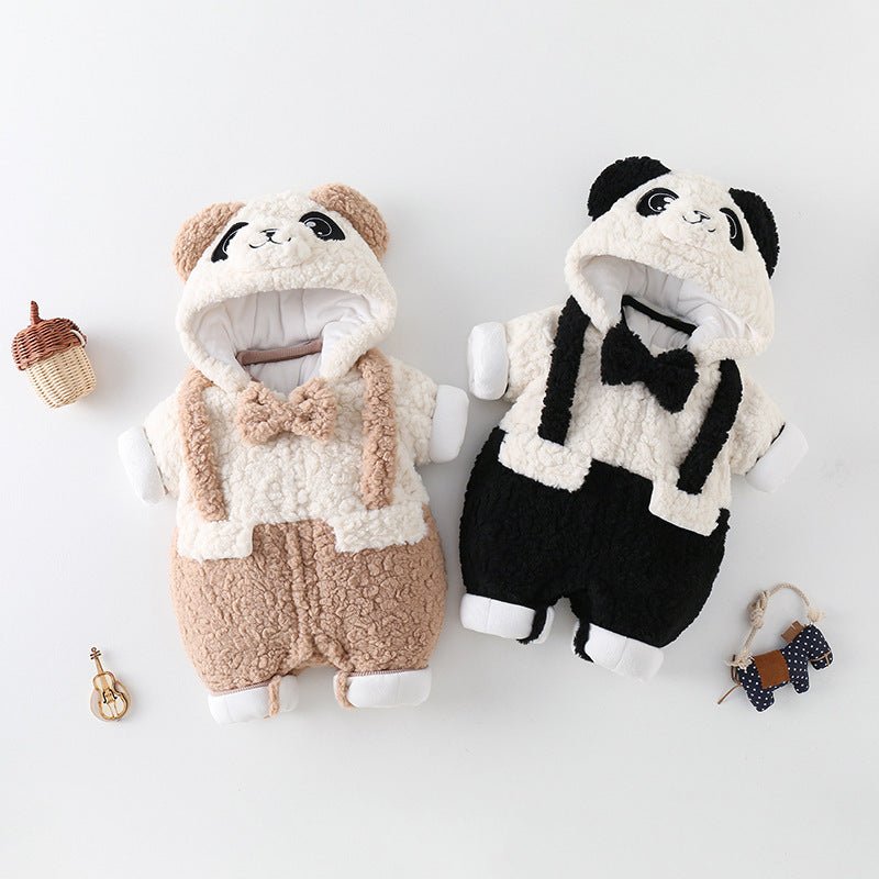 Clothes For Babies Winter Clothing Thickened Fleece - lined Baby Going Out Clothes - Carbone's Marketplace