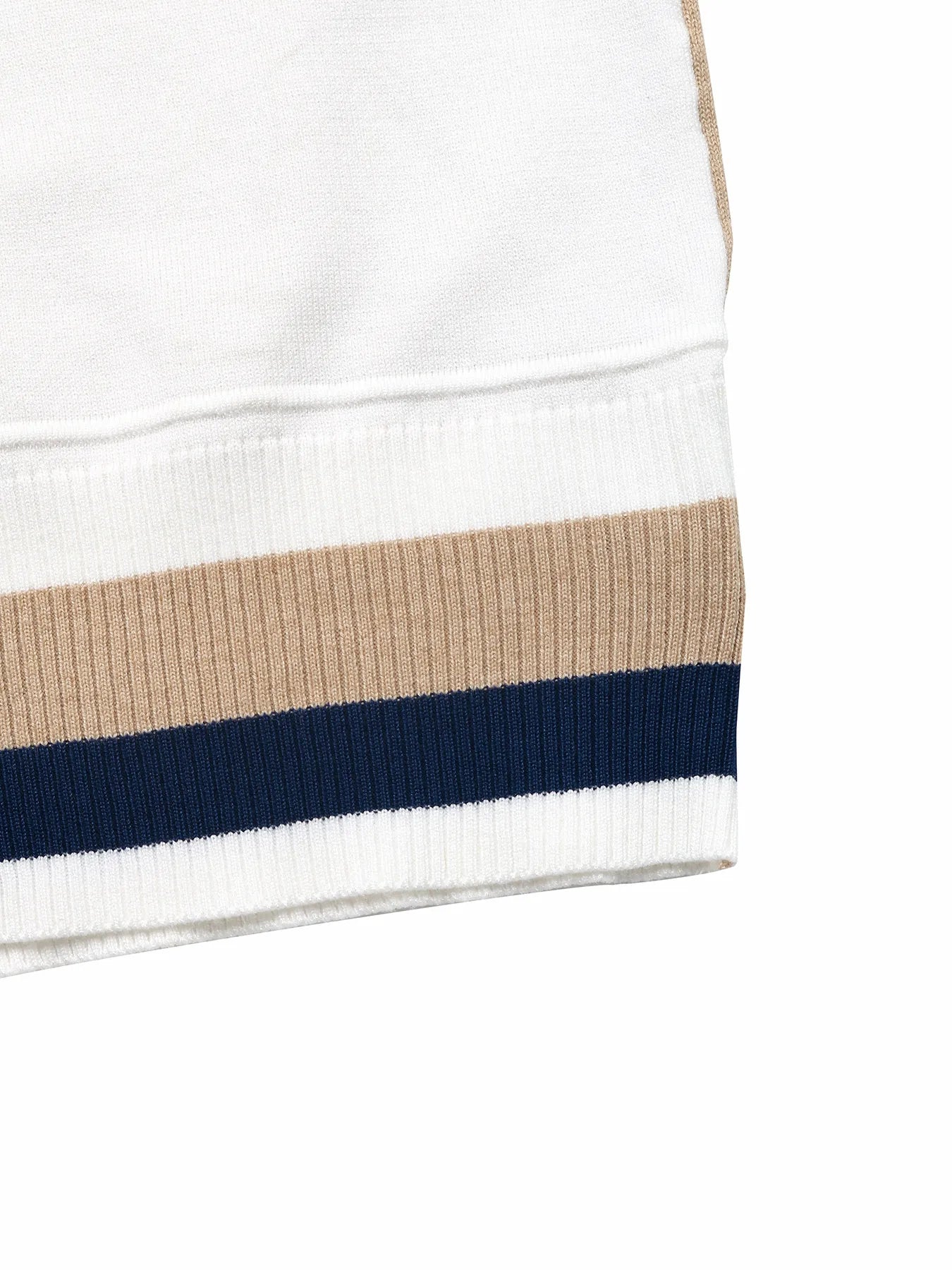 Color Block Round Neck Sweater with Ribbed Trim - Carbone's Marketplace