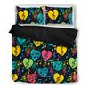 Colorful Hearts Music Bedding Set - Carbone's Marketplace