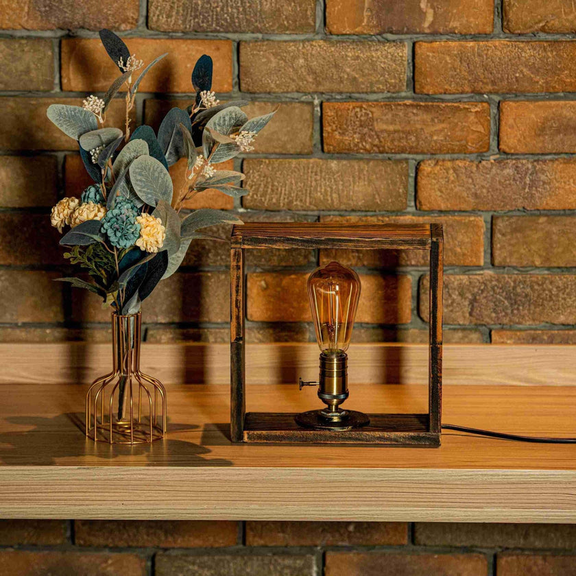 Cosmos Steampunk Handmade Vintage Adjustable Pipe Lamp - Carbone's Marketplace