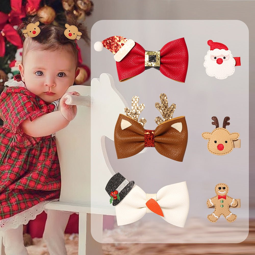 Creative Cute Children's Christmas Hairpin Accessories - Carbone's Marketplace