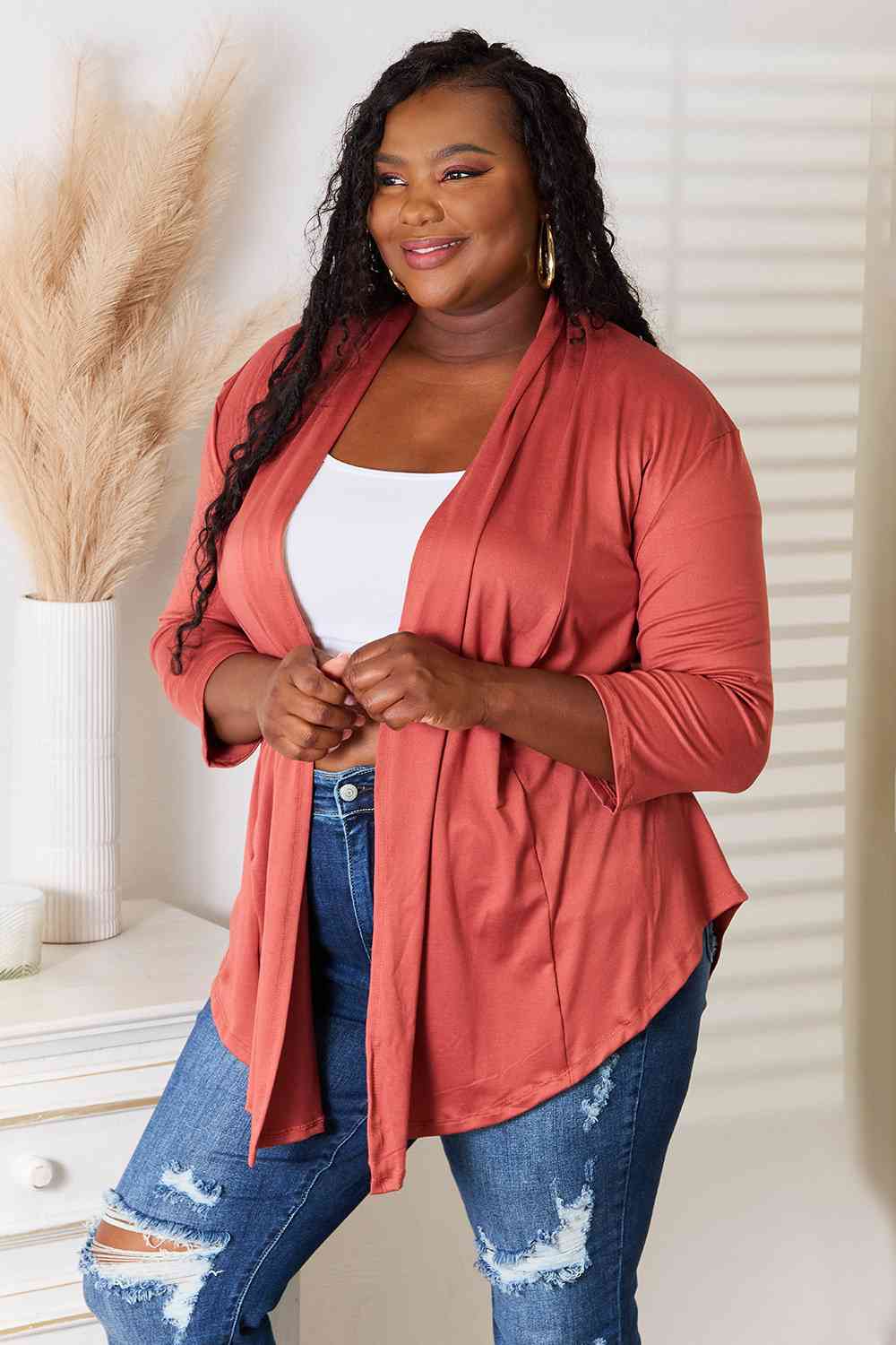 Culture Code Full Size Open Front Cardigan - Carbone's Marketplace