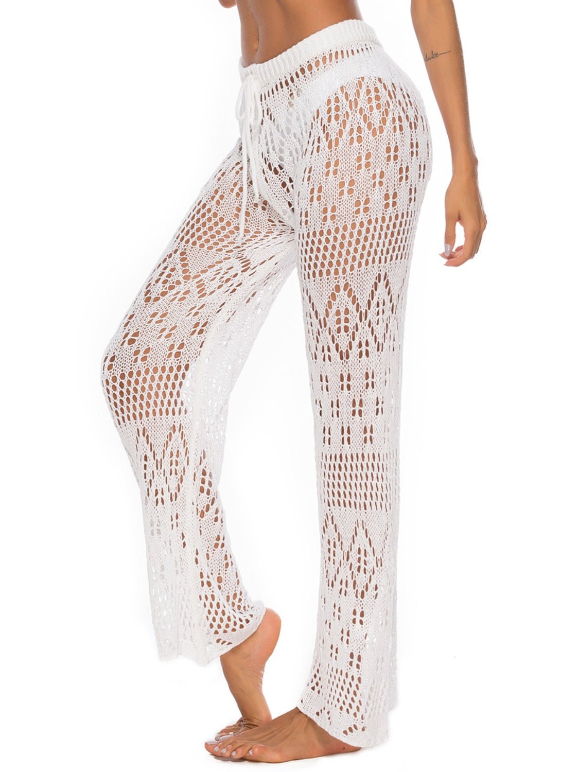 Cutout Straight Swim Pants - Carbone's Marketplace