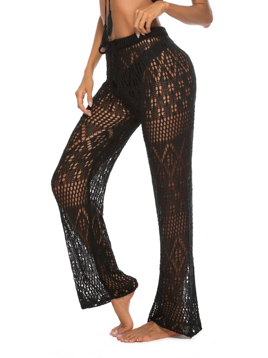 Cutout Straight Swim Pants - Carbone's Marketplace