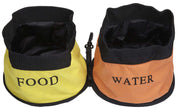 Double Food and Water Travel Pet Bowl - Carbone's Marketplace