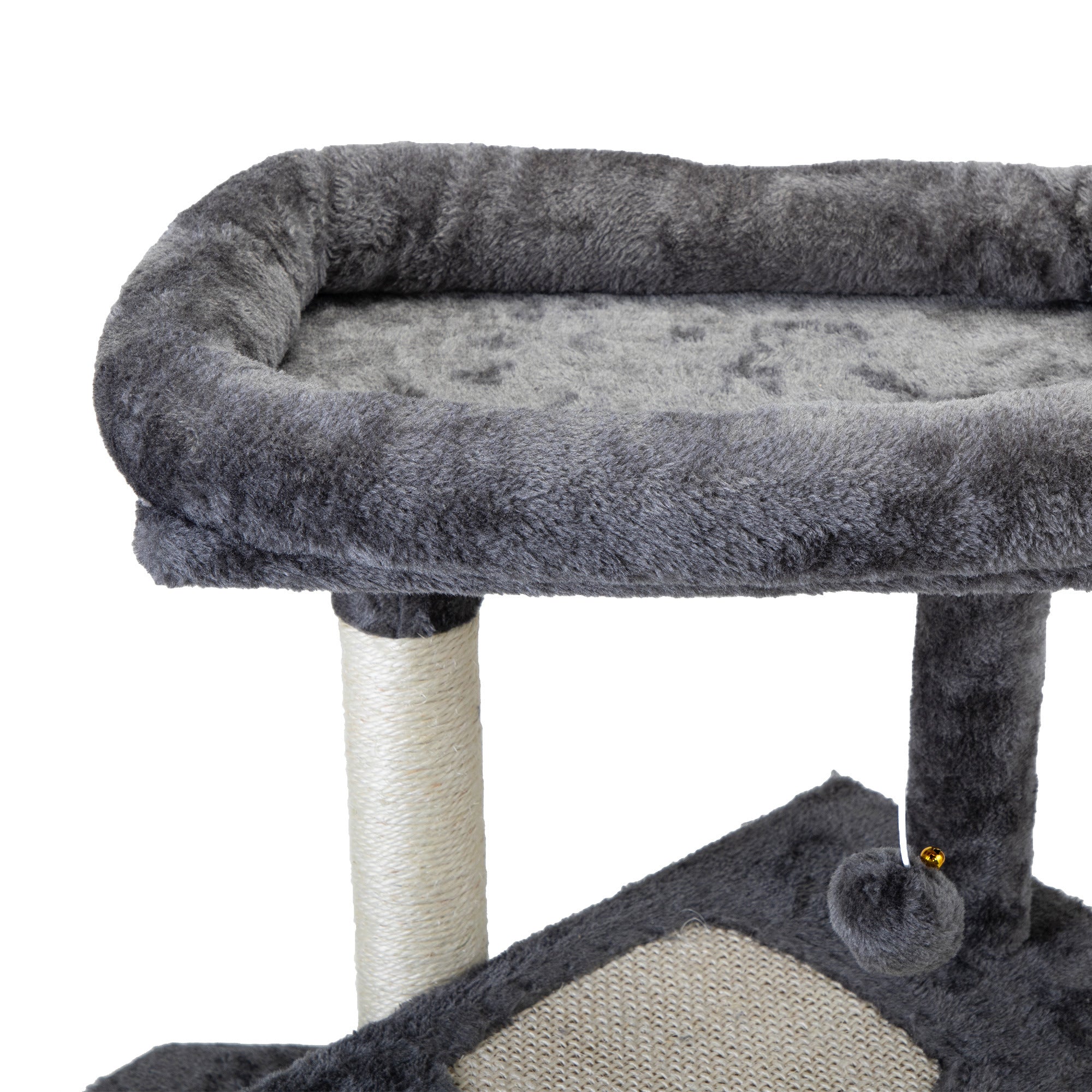 Double Level Cat Tree Stand House Furniture - Carbone's Marketplace