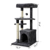 Double Level Cat Tree Stand House Furniture - Carbone's Marketplace