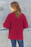 Double Take Full Size Round Neck Long Sleeve T-Shirt - Carbone's Marketplace