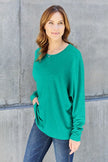 Double Take Full Size Round Neck Long Sleeve T-Shirt - Carbone's Marketplace