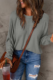 Double Take Full Size Round Neck Long Sleeve T-Shirt - Carbone's Marketplace