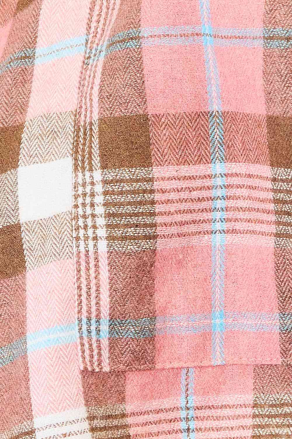 Double Take Plaid Collared Neck Long Sleeve Button - Up Shirt - Carbone's Marketplace