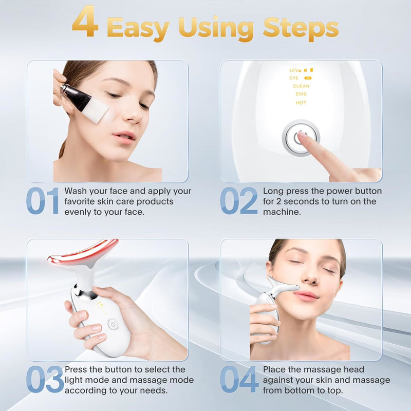 Red Light Therapy for Face, 7 Color LED Face Skin Rejuvenation