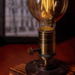 Edison steampunk Handmade Vintage Adjustable Pipe Lamp - Carbone's Marketplace