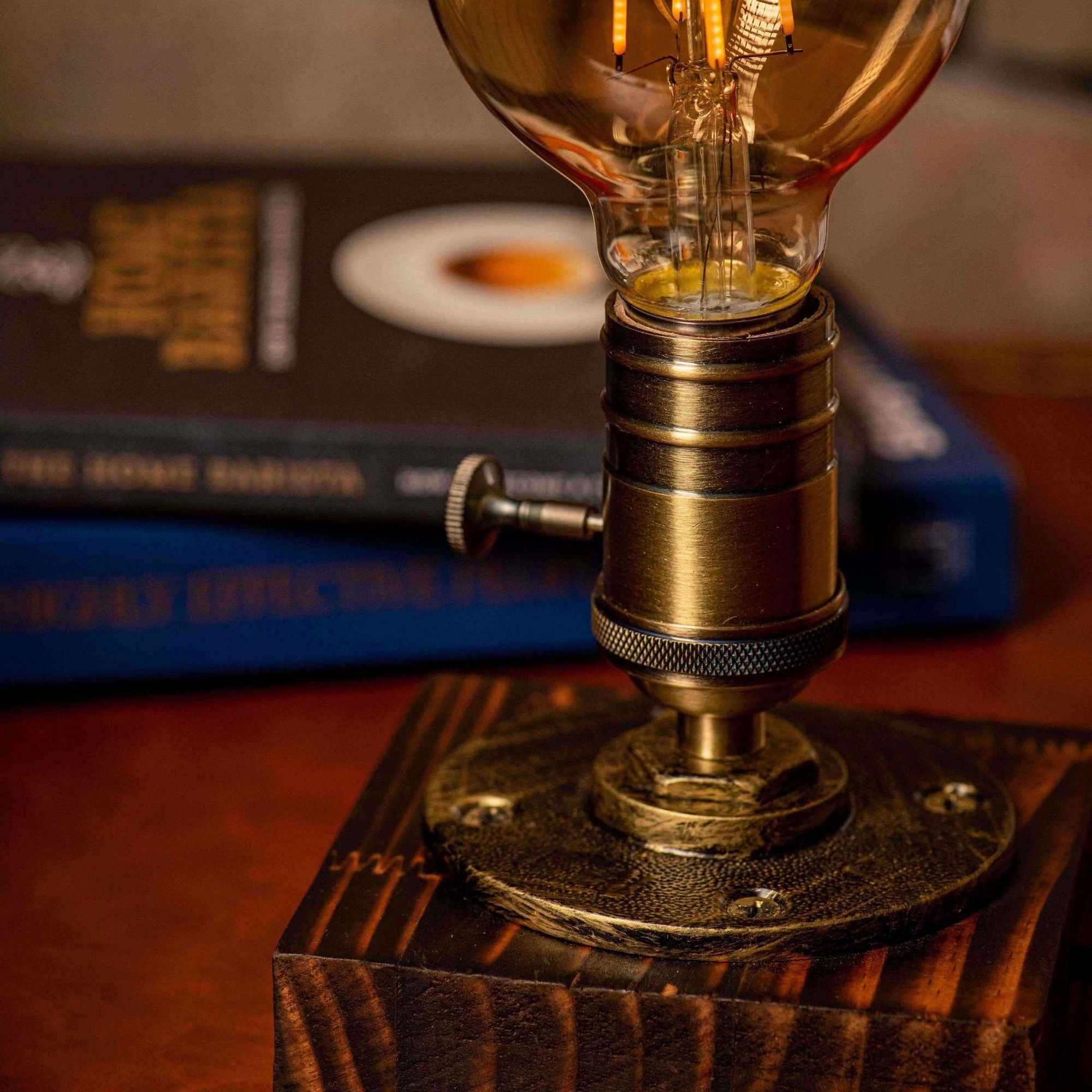 Edison steampunk Handmade Vintage Adjustable Pipe Lamp - Carbone's Marketplace