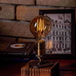 Edison steampunk Handmade Vintage Adjustable Pipe Lamp - Carbone's Marketplace