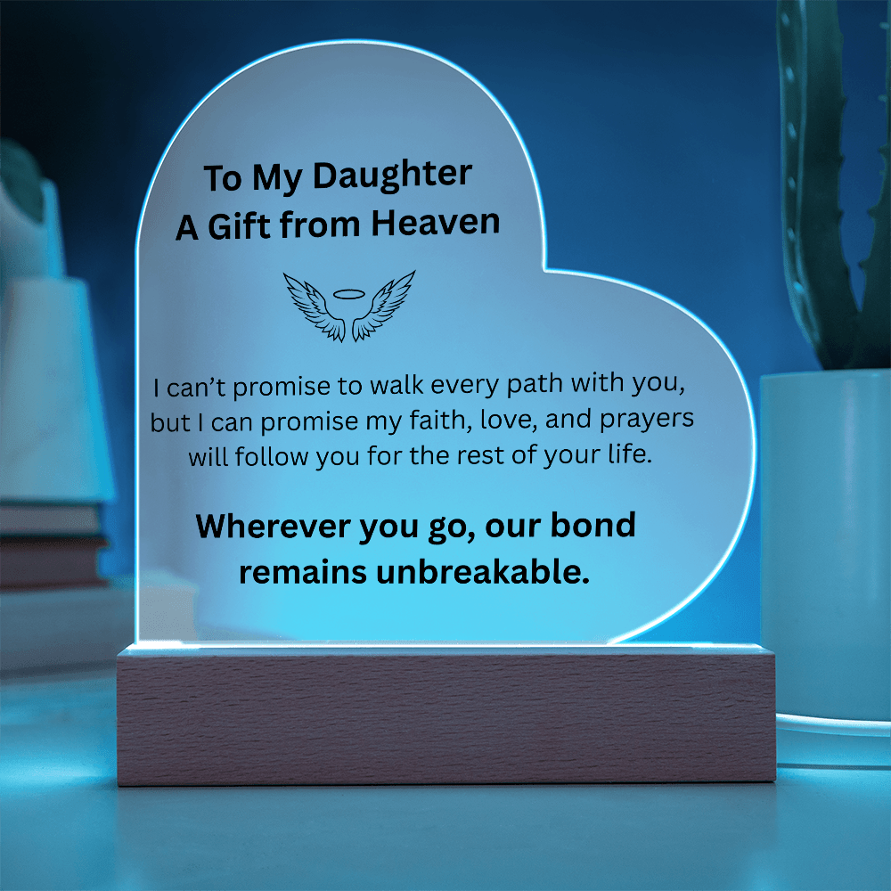 Eternal Bond Heart Light – To My Daughter - Carbone's Marketplace