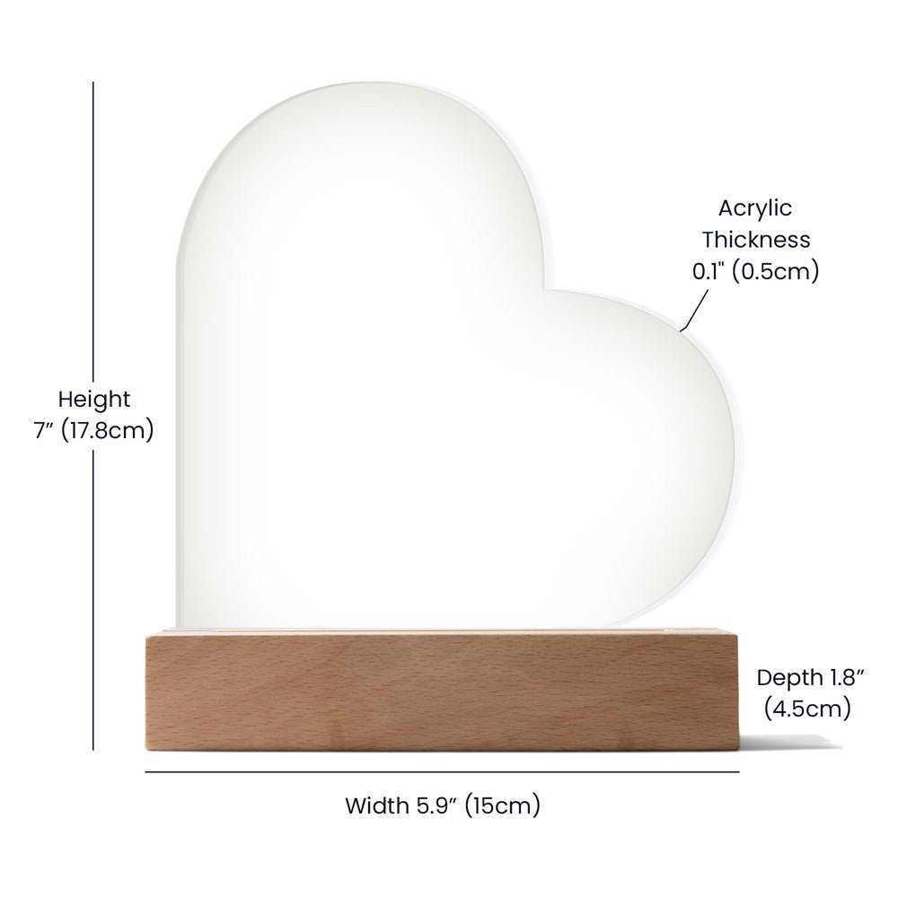 Eternal Bond Heart Light – To My Daughter - Carbone's Marketplace