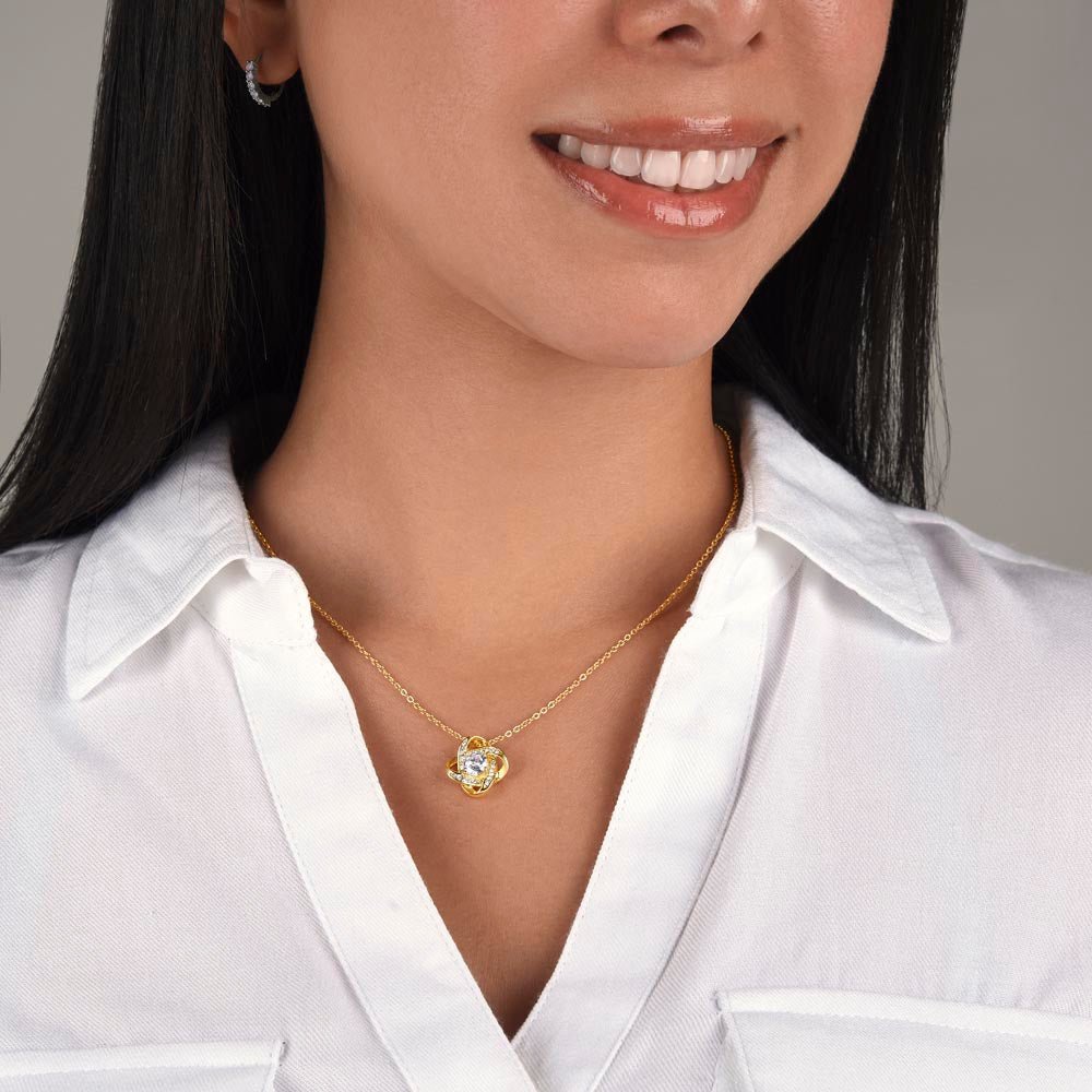 Eternal Embrace Love Knot Necklace - Carbone's Marketplace