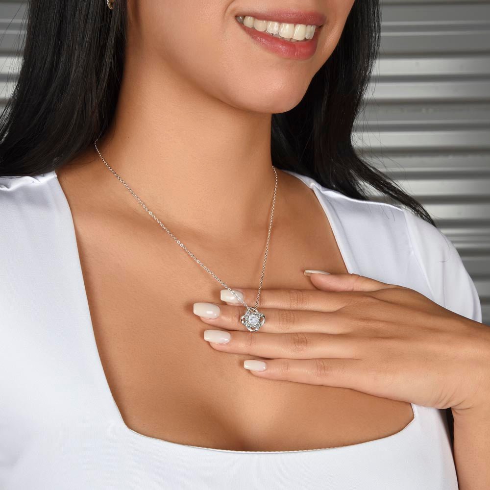 Eternal Embrace Love Knot Necklace - Carbone's Marketplace