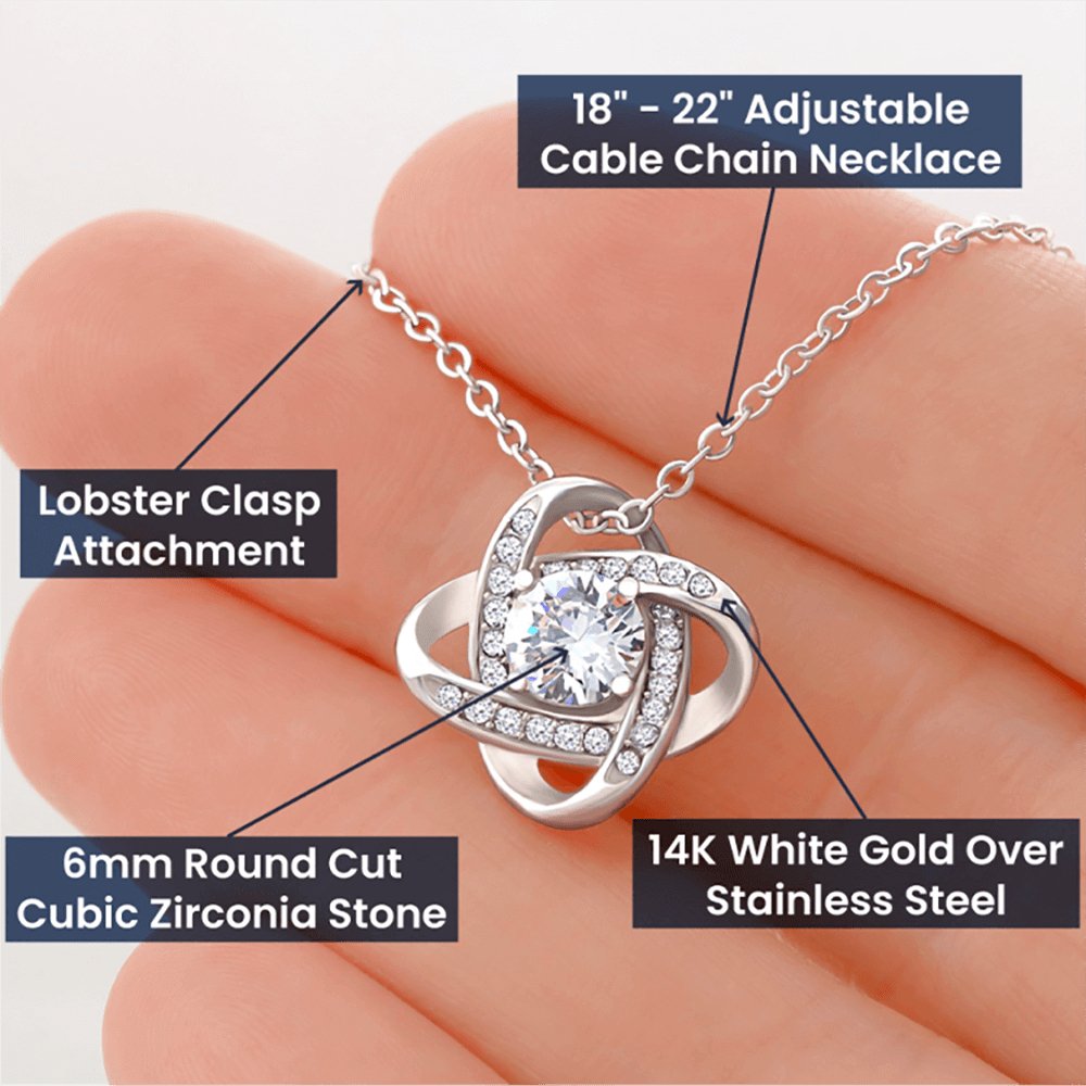 Eternal Embrace Love Knot Necklace - Carbone's Marketplace
