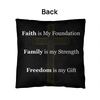 Faith, Family & Freedom Pillow - Carbone's Marketplace