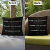 Faith, Family & Freedom Pillow - Carbone's Marketplace