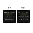 Faith, Family & Freedom Pillow - Carbone's Marketplace