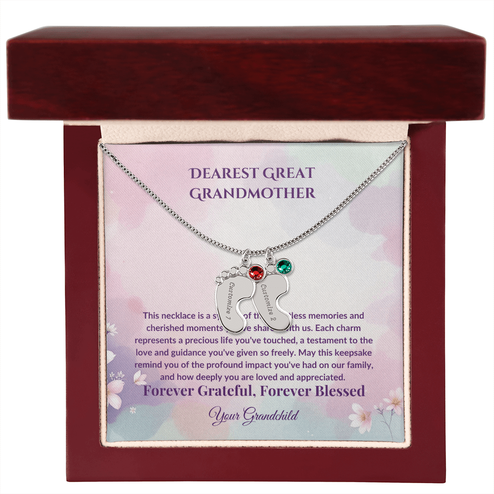 "Family Footprints" Forever Pendant - Carbone's Marketplace