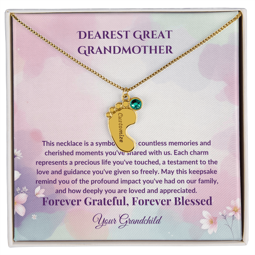 "Family Footprints" Forever Pendant - Carbone's Marketplace